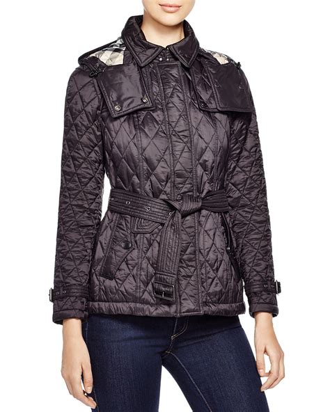 burberry brit short finsbridge quilted coat|burberry women's clothing.